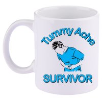 Tummy Ache Survivor 11oz C Handle Ceramic Mug