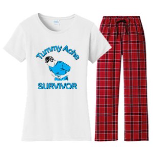 Tummy Ache Survivor Women's Flannel Pajama Set