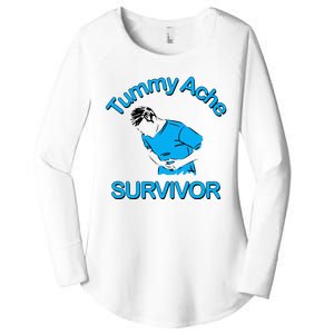 Tummy Ache Survivor Women's Perfect Tri Tunic Long Sleeve Shirt