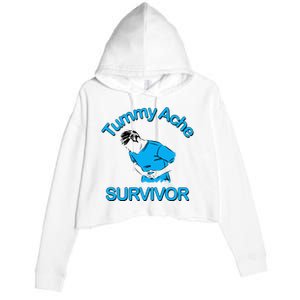 Tummy Ache Survivor Crop Fleece Hoodie