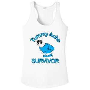 Tummy Ache Survivor Ladies PosiCharge Competitor Racerback Tank