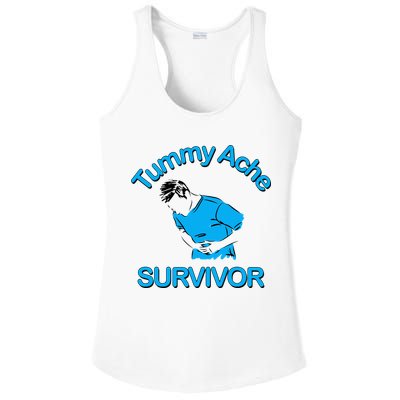 Tummy Ache Survivor Ladies PosiCharge Competitor Racerback Tank