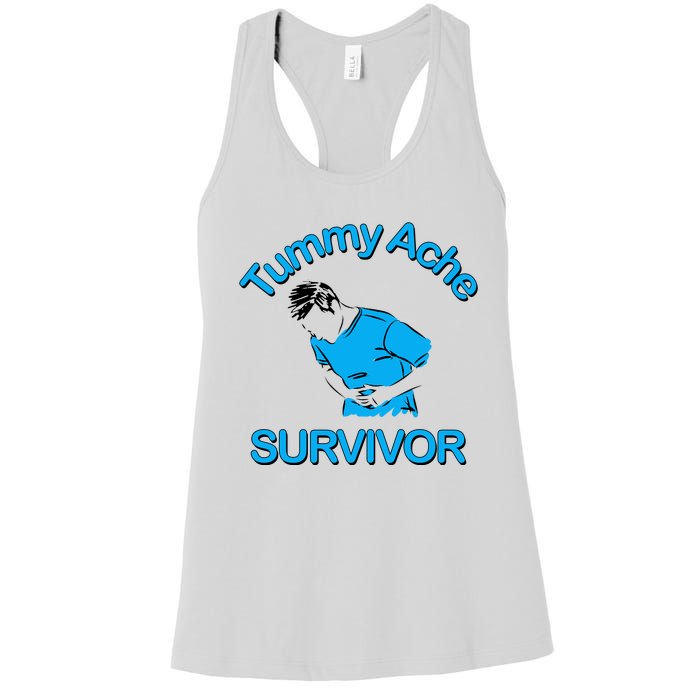 Tummy Ache Survivor Women's Racerback Tank