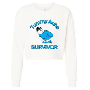 Tummy Ache Survivor Cropped Pullover Crew