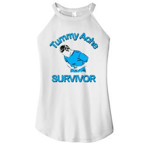 Tummy Ache Survivor Women's Perfect Tri Rocker Tank