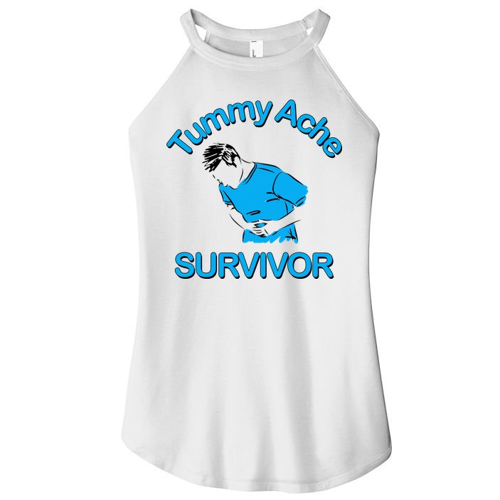 Tummy Ache Survivor Women's Perfect Tri Rocker Tank