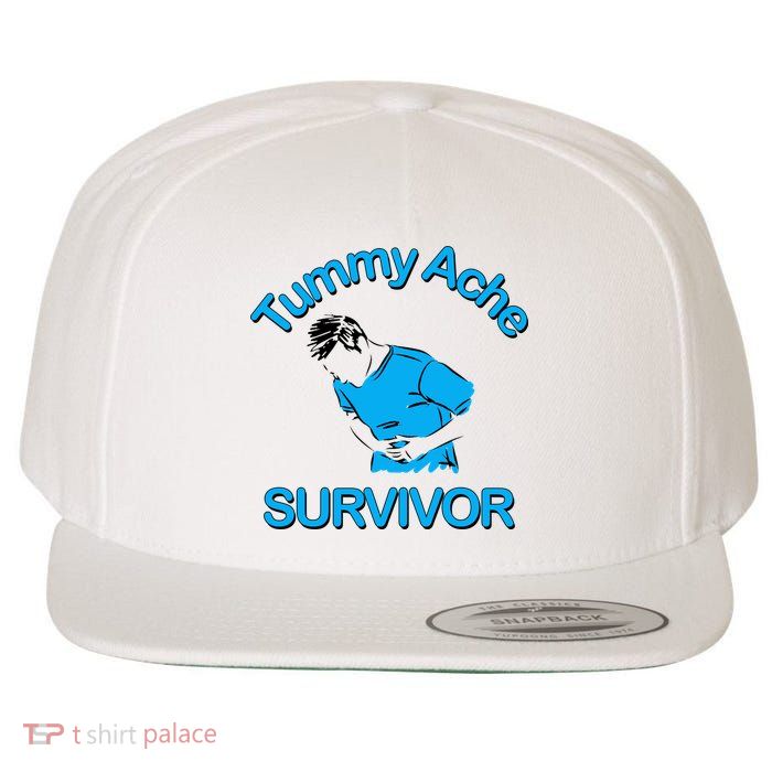 Tummy Ache Survivor Wool Snapback Cap