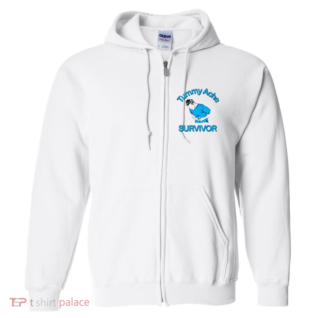 Tummy Ache Survivor Full Zip Hoodie
