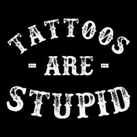 Tattoos Are Stupid Funny Sarcastic Ink Addict Tattoo Cooling Performance Long Sleeve Crew