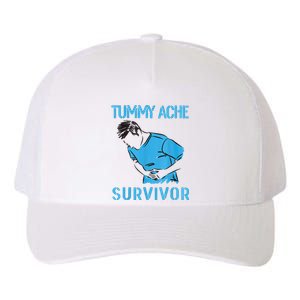 Tummy Ache Survivor Shirt Stomachache IBS Funny Women Yupoong Adult 5-Panel Trucker Hat