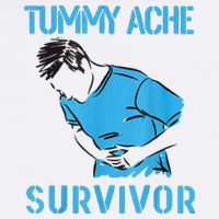 Tummy Ache Survivor Shirt Stomachache IBS Funny Women Mug
