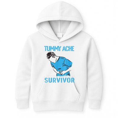 Tummy Ache Survivor Shirt Stomachache IBS Funny Women Kids Hoodie