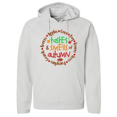 Tastes And Smells Of Autumn Performance Fleece Hoodie