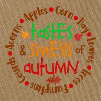 Tastes And Smells Of Autumn Cotton Canvas Backpack