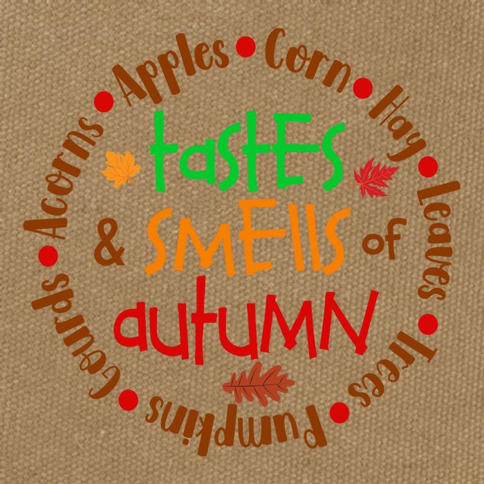 Tastes And Smells Of Autumn Cotton Canvas Backpack