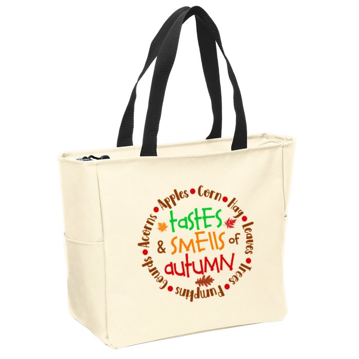Tastes And Smells Of Autumn Zip Tote Bag