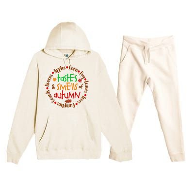 Tastes And Smells Of Autumn Premium Hooded Sweatsuit Set