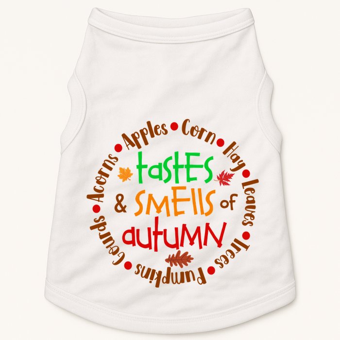 Tastes And Smells Of Autumn Doggie Tank
