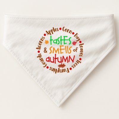 Tastes And Smells Of Autumn USA-Made Doggie Bandana