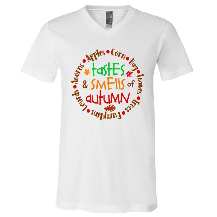 Tastes And Smells Of Autumn V-Neck T-Shirt