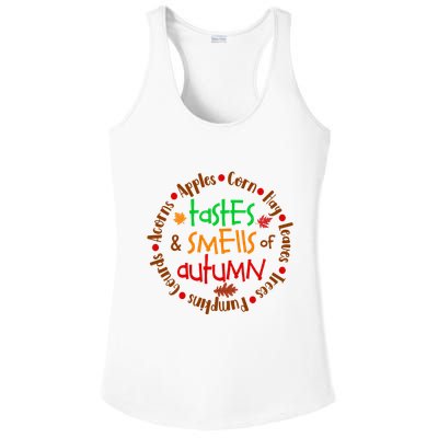 Tastes And Smells Of Autumn Ladies PosiCharge Competitor Racerback Tank