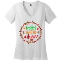Tastes And Smells Of Autumn Women's V-Neck T-Shirt