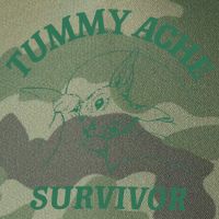 Tummy Ache Survivor Funny Rabbit Meme Bunny Lover Legacy Tie Dye Trucker Hat