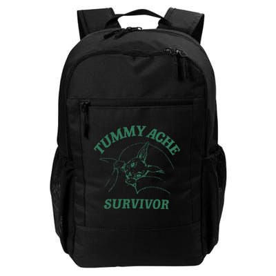 Tummy Ache Survivor Funny Rabbit Meme Bunny Lover Backpack
