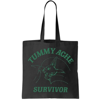 Tummy Ache Survivor Funny Rabbit Meme Bunny Lover Bag