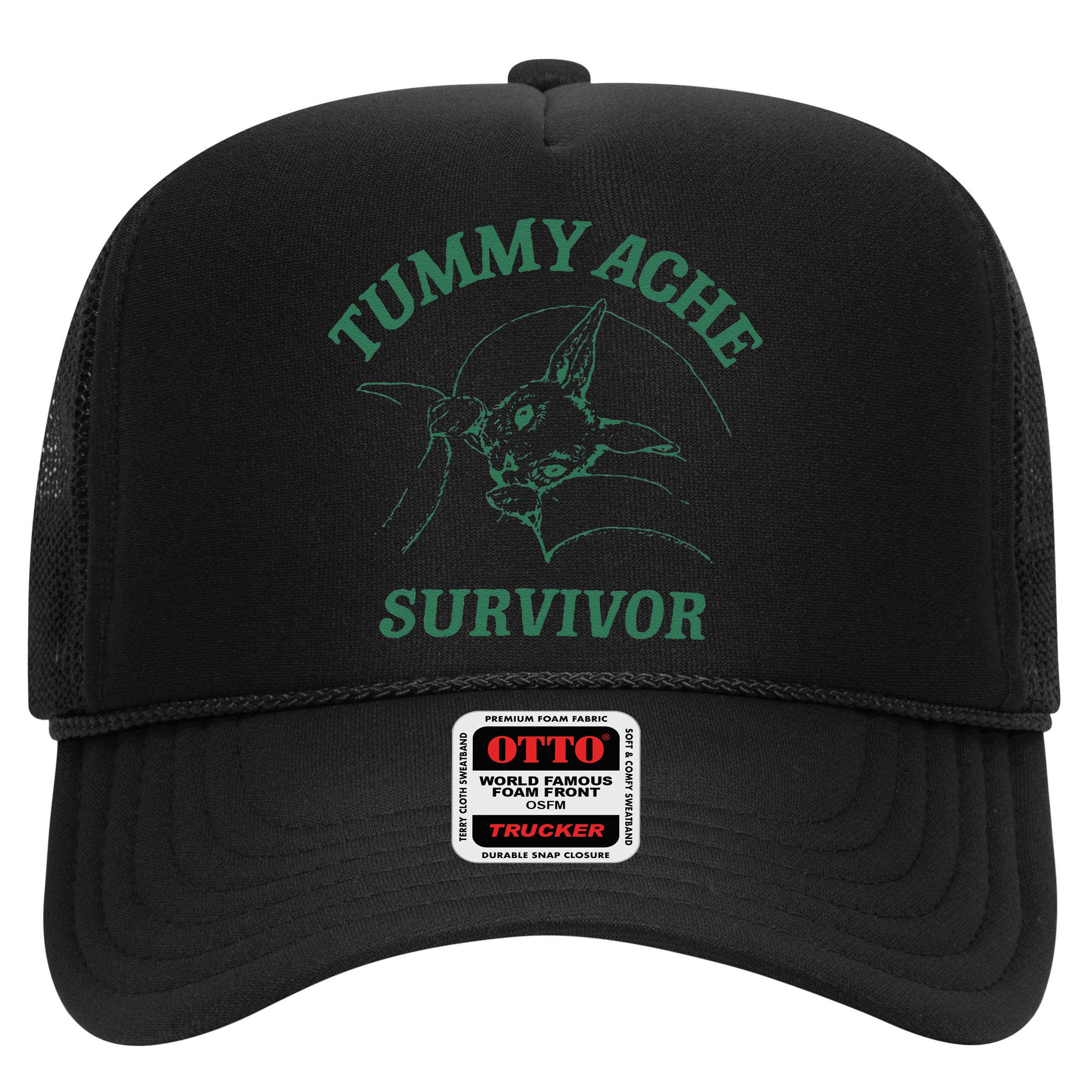 Tummy Ache Survivor Funny Rabbit Meme Bunny Lover Hat