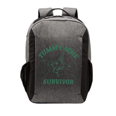 Tummy Ache Survivor Funny Rabbit Meme Bunny Lover Vector Backpack