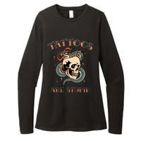 Tattoos Are Stupid Tattoo Artist Womens CVC Long Sleeve Shirt