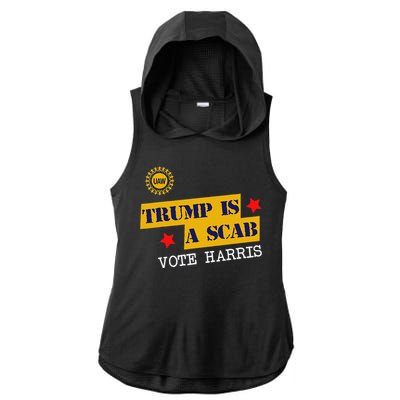 Trumps A Scab Ladies PosiCharge Tri-Blend Wicking Draft Hoodie Tank