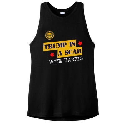 Trumps A Scab Ladies PosiCharge Tri-Blend Wicking Tank