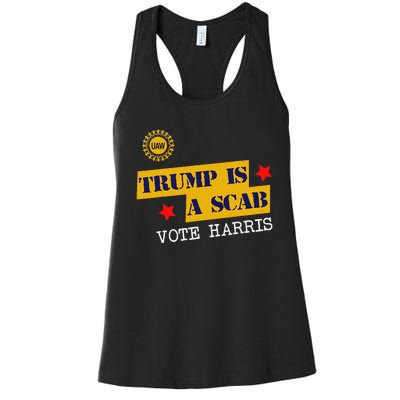 Trumps A Scab Women's Racerback Tank