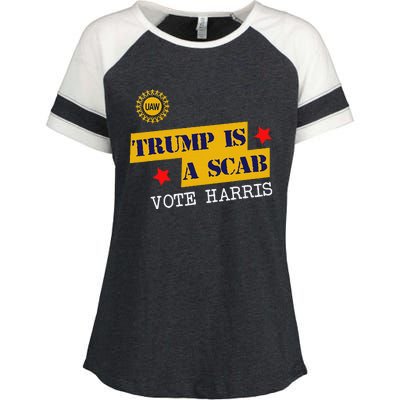 Trumps A Scab Enza Ladies Jersey Colorblock Tee