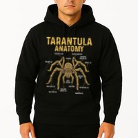 Tarantula Anatomy Spider Arthropod Arachnid Arachnophile Hoodie