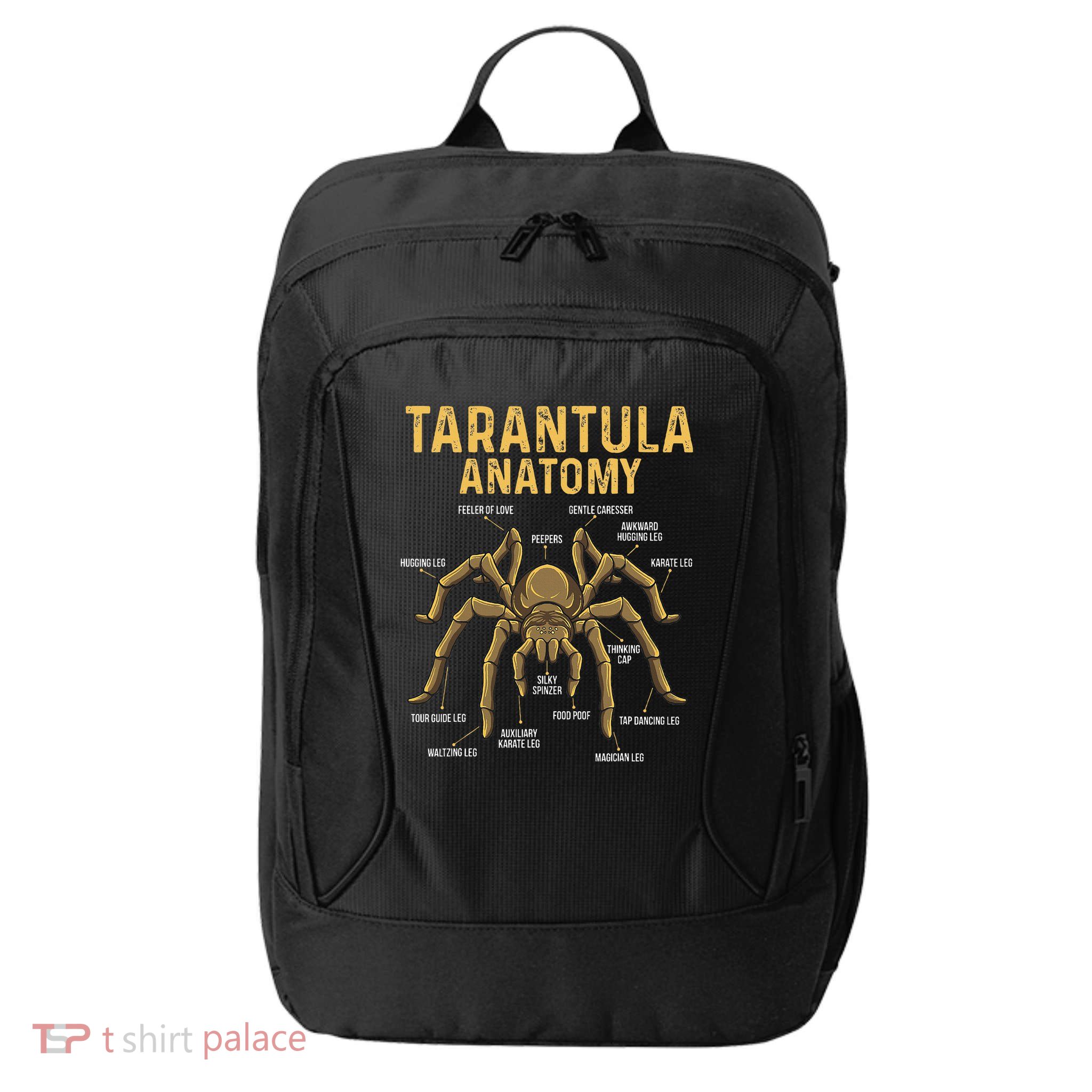 Tarantula Anatomy Spider Arthropod Arachnid Arachnophile City Backpack