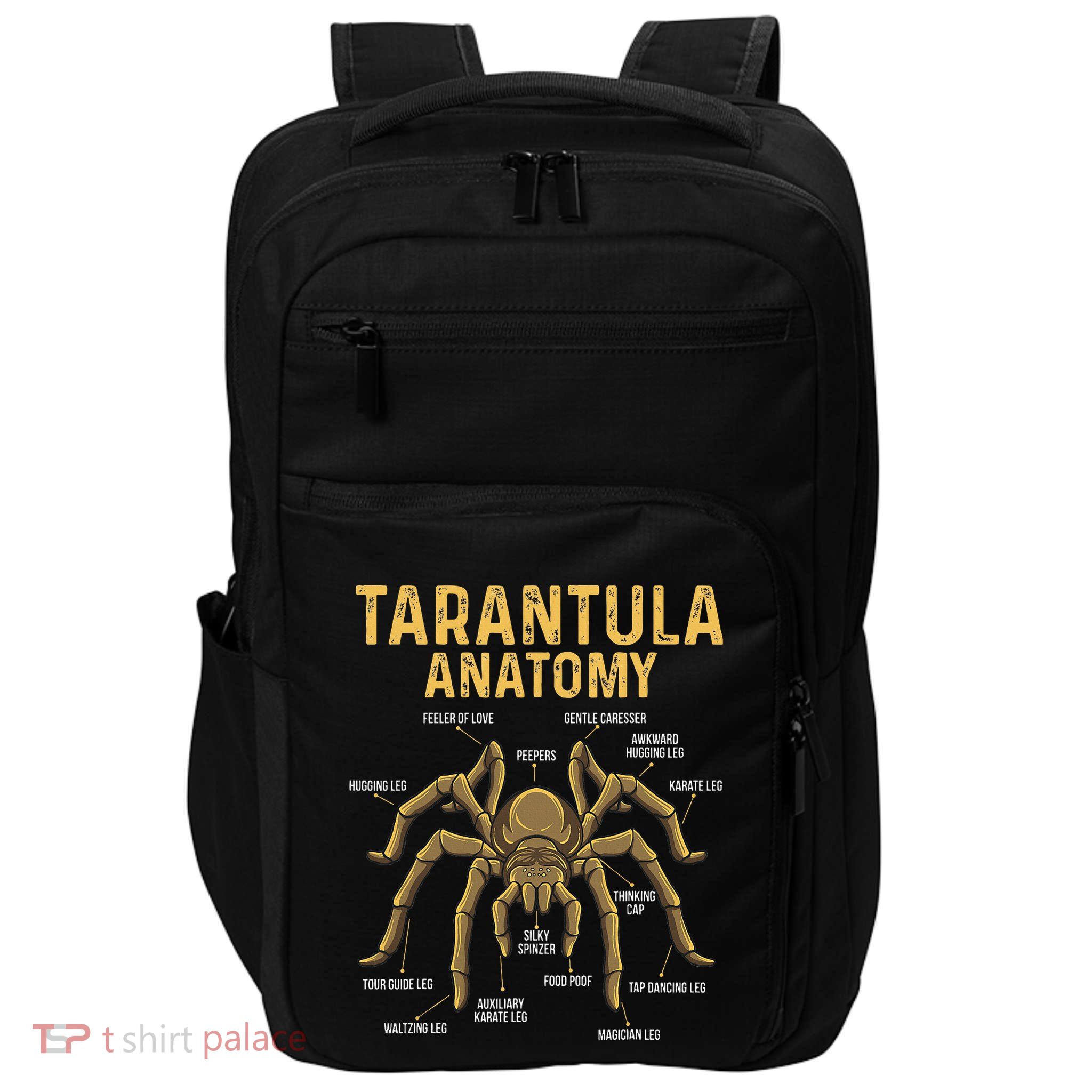 Tarantula Anatomy Spider Arthropod Arachnid Arachnophile Impact Tech Backpack