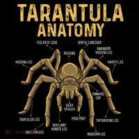 Tarantula Anatomy Spider Arthropod Arachnid Arachnophile Impact Tech Backpack