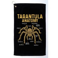 Tarantula Anatomy Spider Arthropod Arachnid Arachnophile Golf Towel