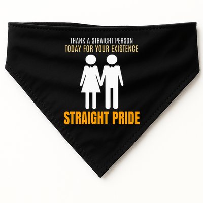Thank A Straight Person Today For Your Existence USA-Made Doggie Bandana