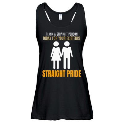 Thank A Straight Person Today For Your Existence Ladies Essential Flowy Tank