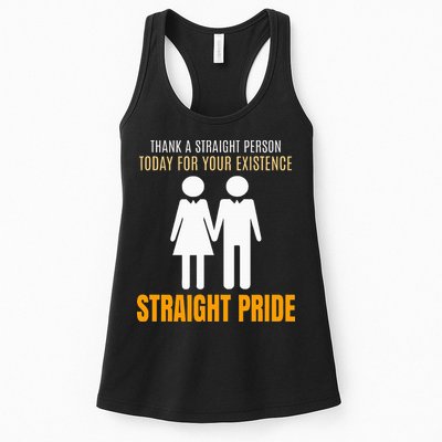 Thank A Straight Person Today For Your Existence Womens Tank Top