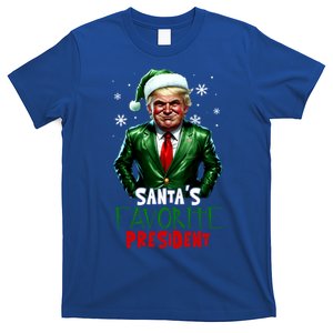 Trump As SantaS Favorite President 2024 Trump Elf Christmas Gift T-Shirt