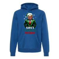 Trump As SantaS Favorite President 2024 Trump Elf Christmas Gift Premium Hoodie