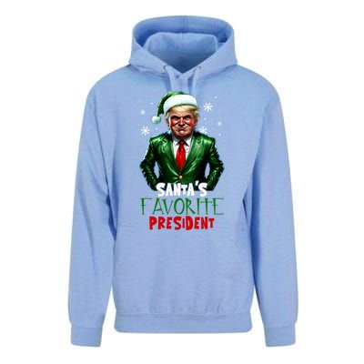 Trump As SantaS Favorite President 2024 Trump Elf Christmas Gift Unisex Surf Hoodie