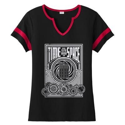 Time And Space Ladies Halftime Notch Neck Tee