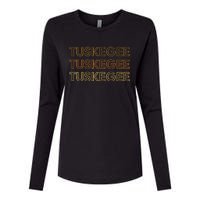 Tuskegee Al Souvenir Local Tuskegee Design Womens Cotton Relaxed Long Sleeve T-Shirt