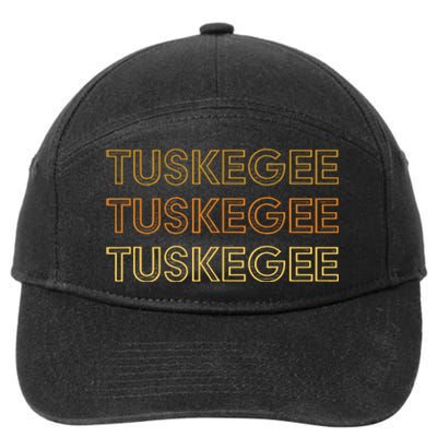 Tuskegee Al Souvenir Local Tuskegee Design 7-Panel Snapback Hat